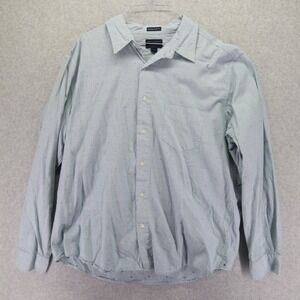 American Eagle Shirt Mens XL Vintage Slim Fit Pocket Button Up Blue Long Sleeve